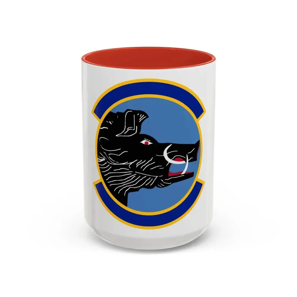390 Electronic Combat Squadron ACC (U.S. Air Force) Accent Coffee Mug 15oz Red - Go Mug Yourself