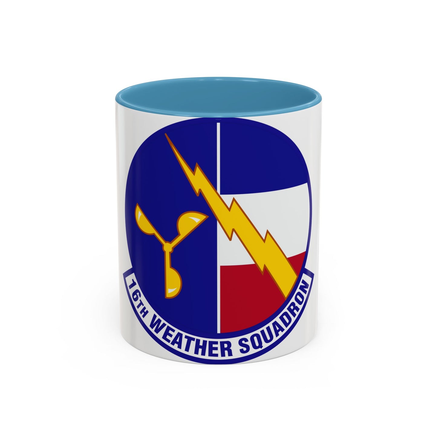 16 Weather Squadron AFWA (U.S. Air Force) Accent Coffee Mug