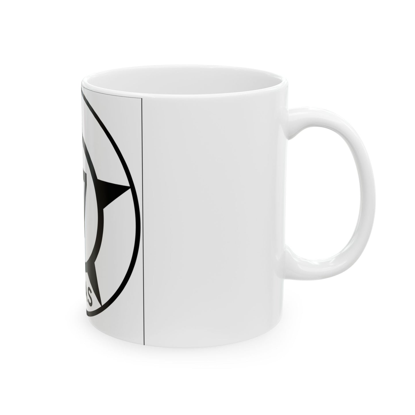 Old Texas 77 (Texas) (Road Sign) White Coffee Mug