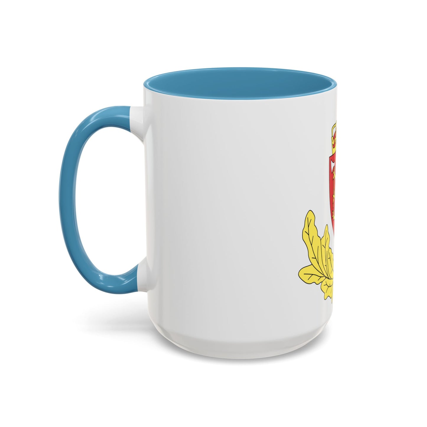 Coat of arms of the Norwegian Border Police - Accent Coffee Mug