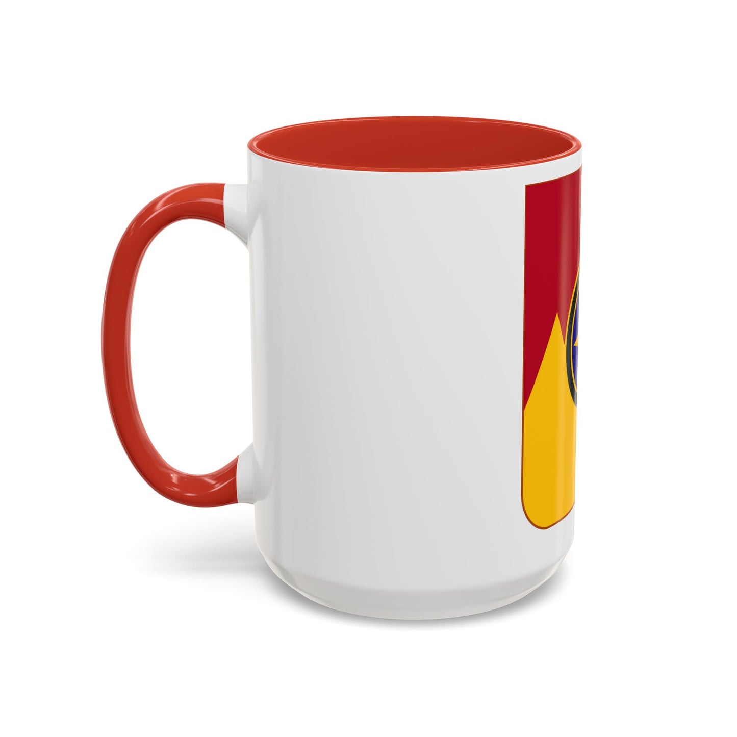 607th Armored Field Artillery Battalion v2 (U.S. Army) Accent Coffee Mug