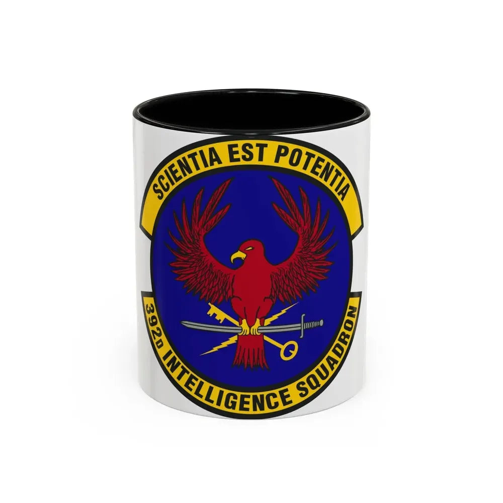 392 Intelligence Squadron ACC (U.S. Air Force) Accent Coffee Mug 11oz Black - Go Mug Yourself