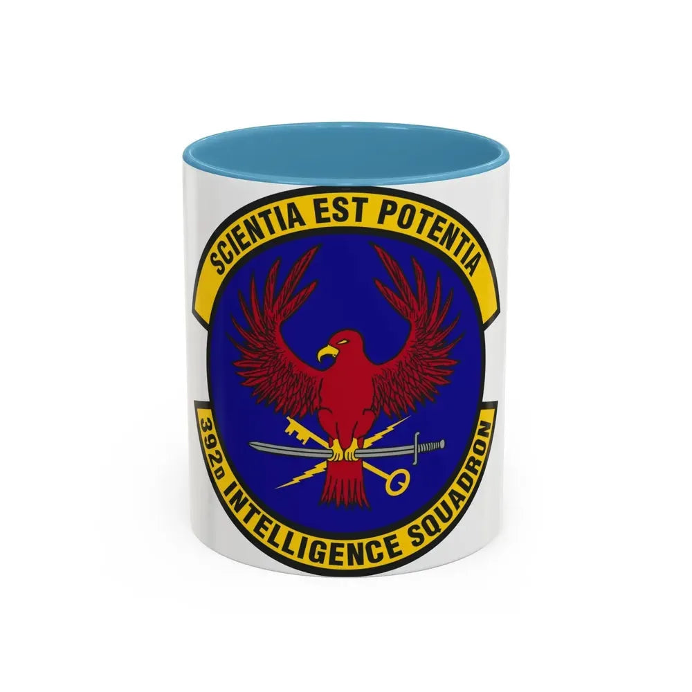 392 Intelligence Squadron ACC (U.S. Air Force) Accent Coffee Mug 11oz Light Blue - Go Mug Yourself