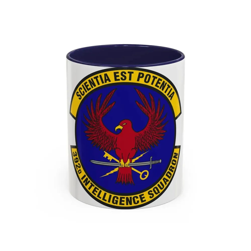 392 Intelligence Squadron ACC (U.S. Air Force) Accent Coffee Mug 11oz Navy - Go Mug Yourself