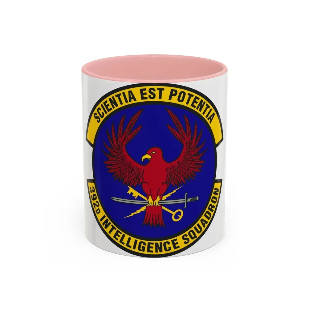 392 Intelligence Squadron ACC (U.S. Air Force) Accent Coffee Mug 11oz Pink - Go Mug Yourself