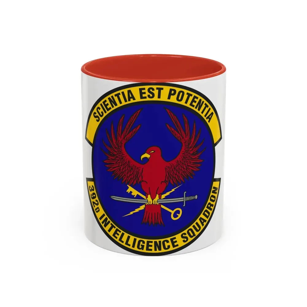 392 Intelligence Squadron ACC (U.S. Air Force) Accent Coffee Mug 11oz Red - Go Mug Yourself