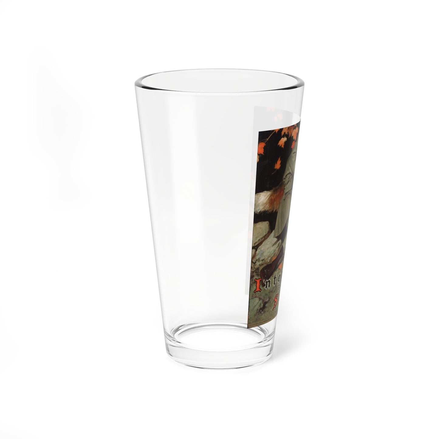 Interwoven Socks ad illustration, c. 1920-1925 - Pint Glass 16oz