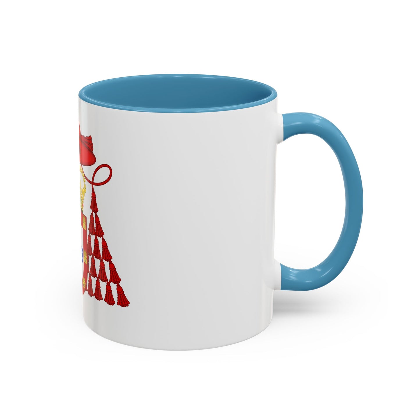 Ornamented Royal Coat of Arms of Cardinal Henry I of Portugal - Accent Coffee Mug