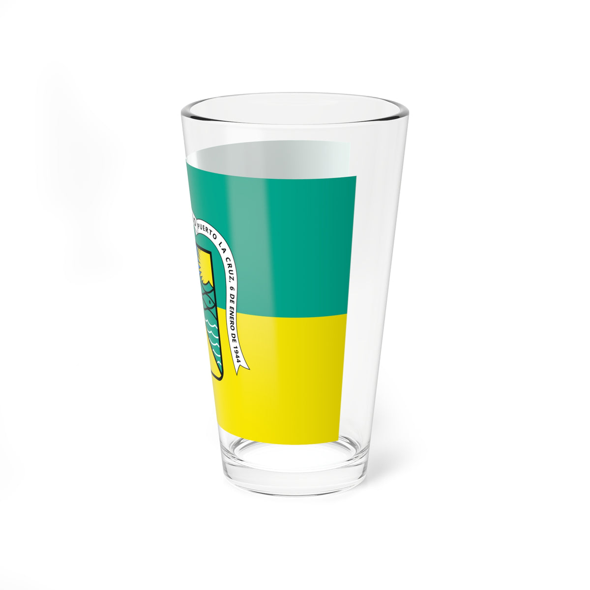 Bandera del municipio Sotillo Anzoategui (Venezuela) Pint Glass 16oz