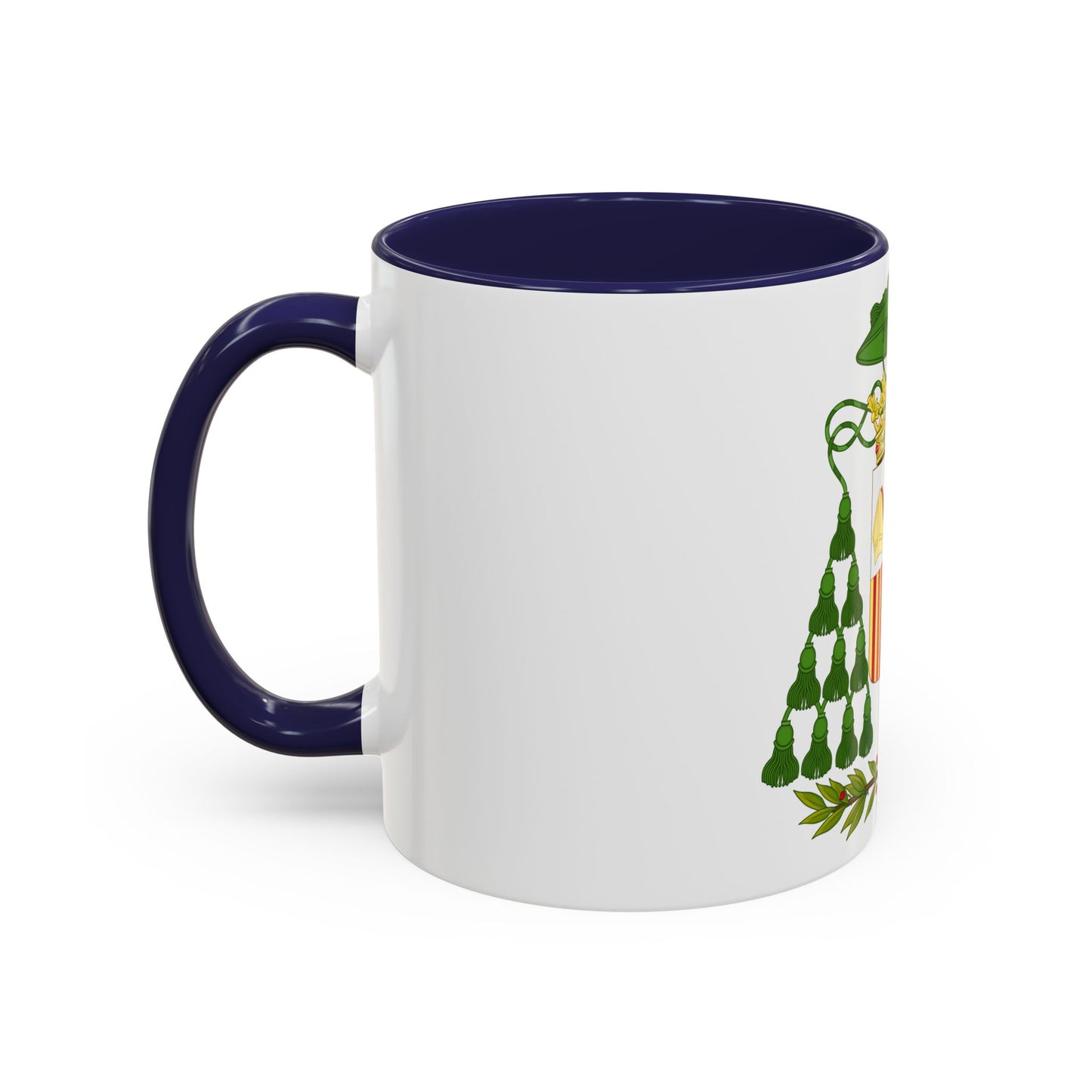 Historical Coat of Arms of Ecclesiastic Co-Prince of Andorra - Accent Coffee Mug