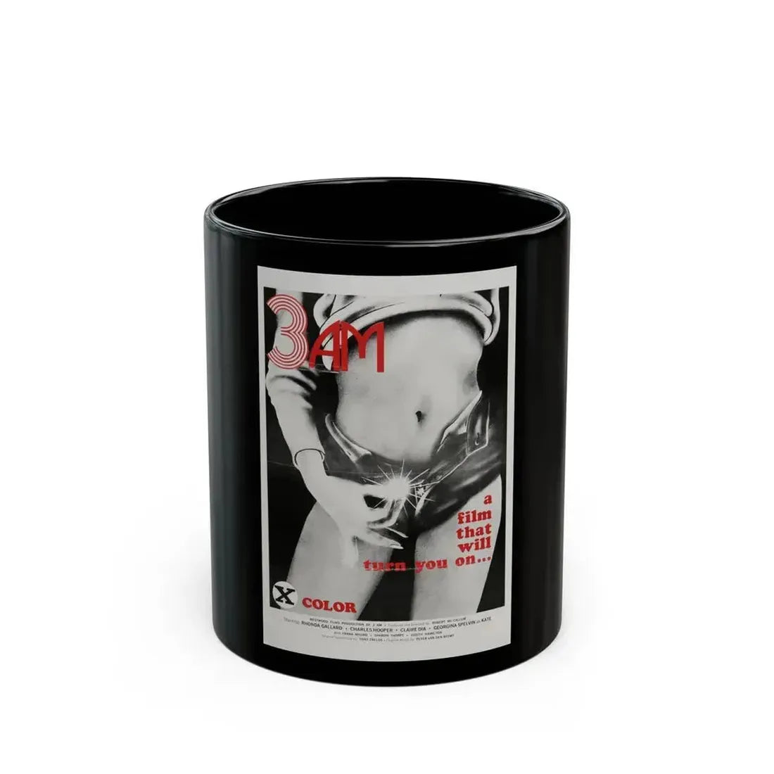 3AM 1975 Movie Poster - Black Coffee Mug 11oz - Go Mug Yourself