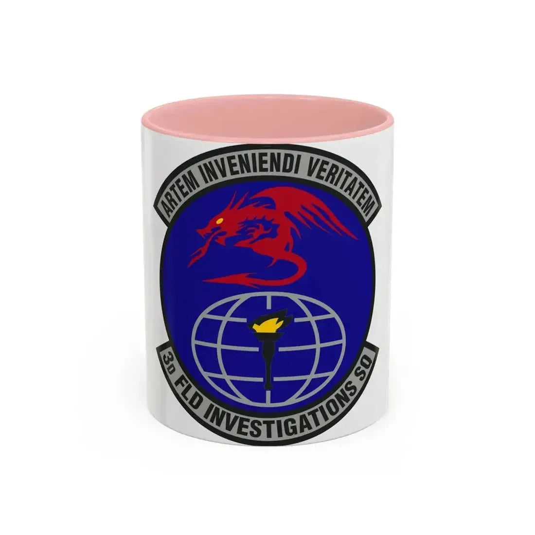 3d Field Investigations Squadron (U.S. Air Force) Accent Coffee Mug 11oz Pink - Go Mug Yourself