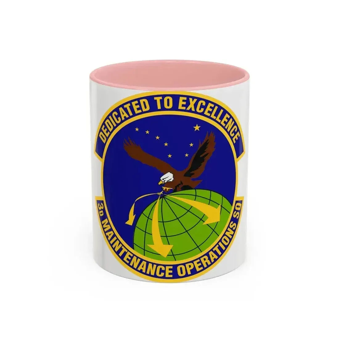 3d Maintenance Operations Squadron (U.S. Air Force) Accent Coffee Mug 11oz Pink - Go Mug Yourself
