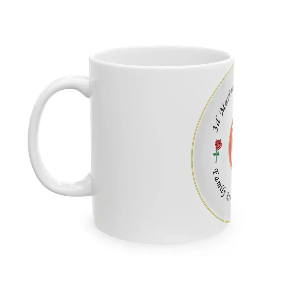 3d Marines Logistics Group Family Readiness Volunteer (USMC) White Coffee Mug - Go Mug Yourself