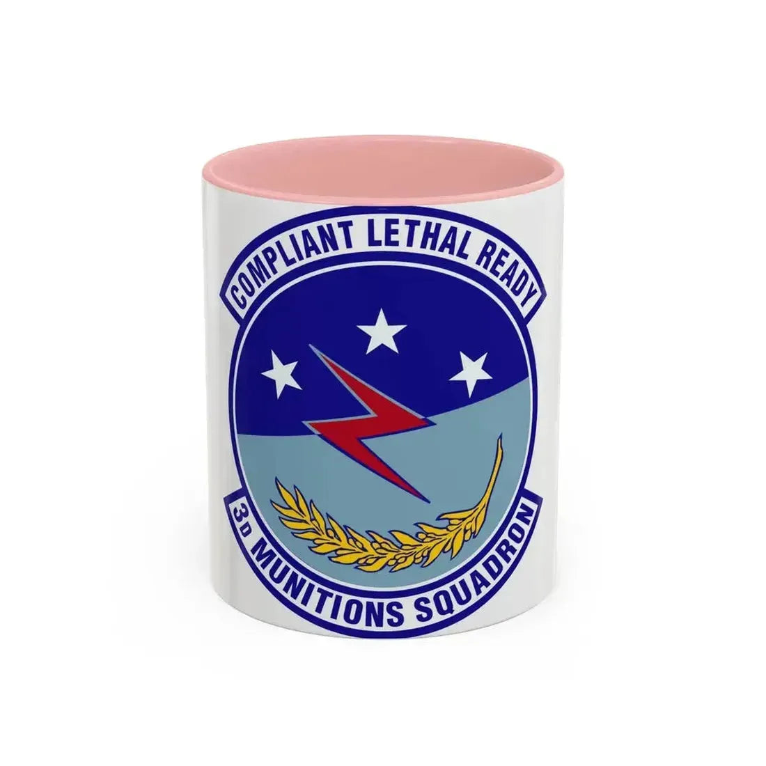 3d Munitions Squadron (U.S. Air Force) Accent Coffee Mug 11oz Pink - Go Mug Yourself