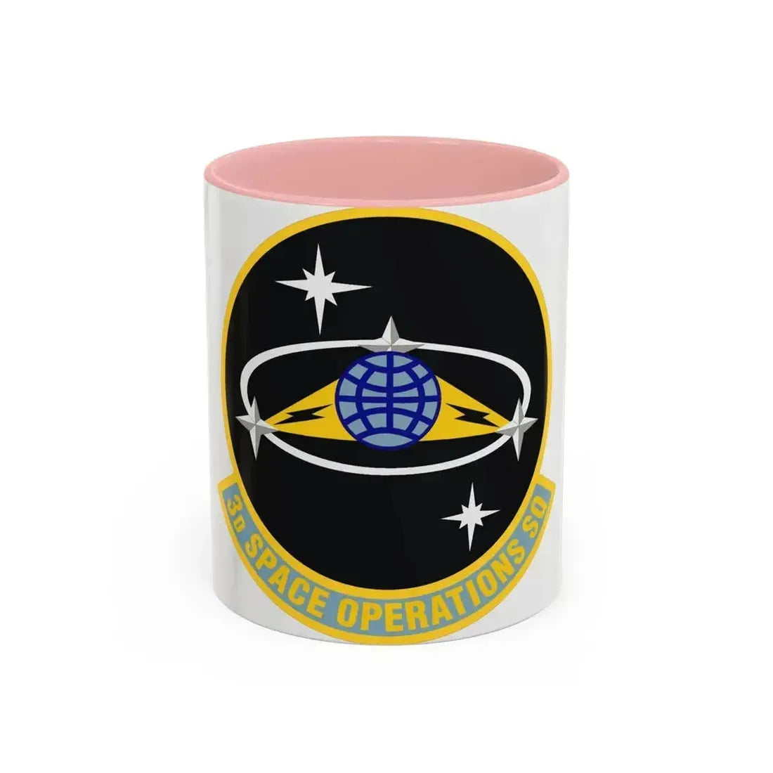 3d Space Operations Squadron (U.S. Air Force) Accent Coffee Mug 11oz Pink - Go Mug Yourself