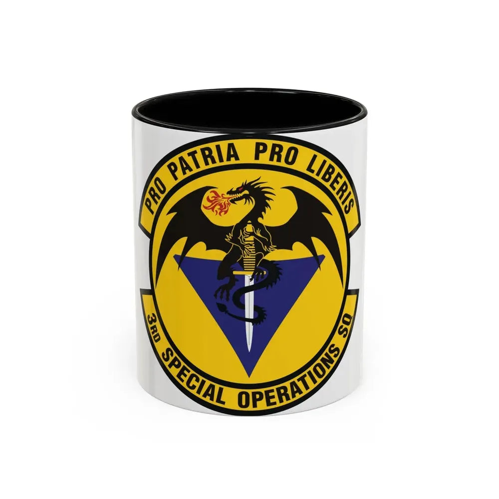 3d Special Operations Squadron (U.S. Air Force) Accent Coffee Mug 11oz Black - Go Mug Yourself