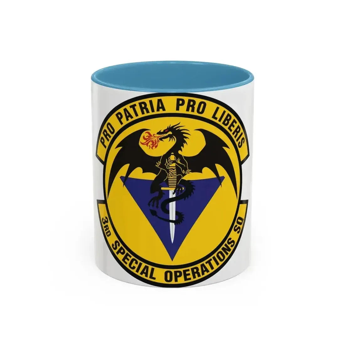3d Special Operations Squadron (U.S. Air Force) Accent Coffee Mug 11oz Light Blue - Go Mug Yourself
