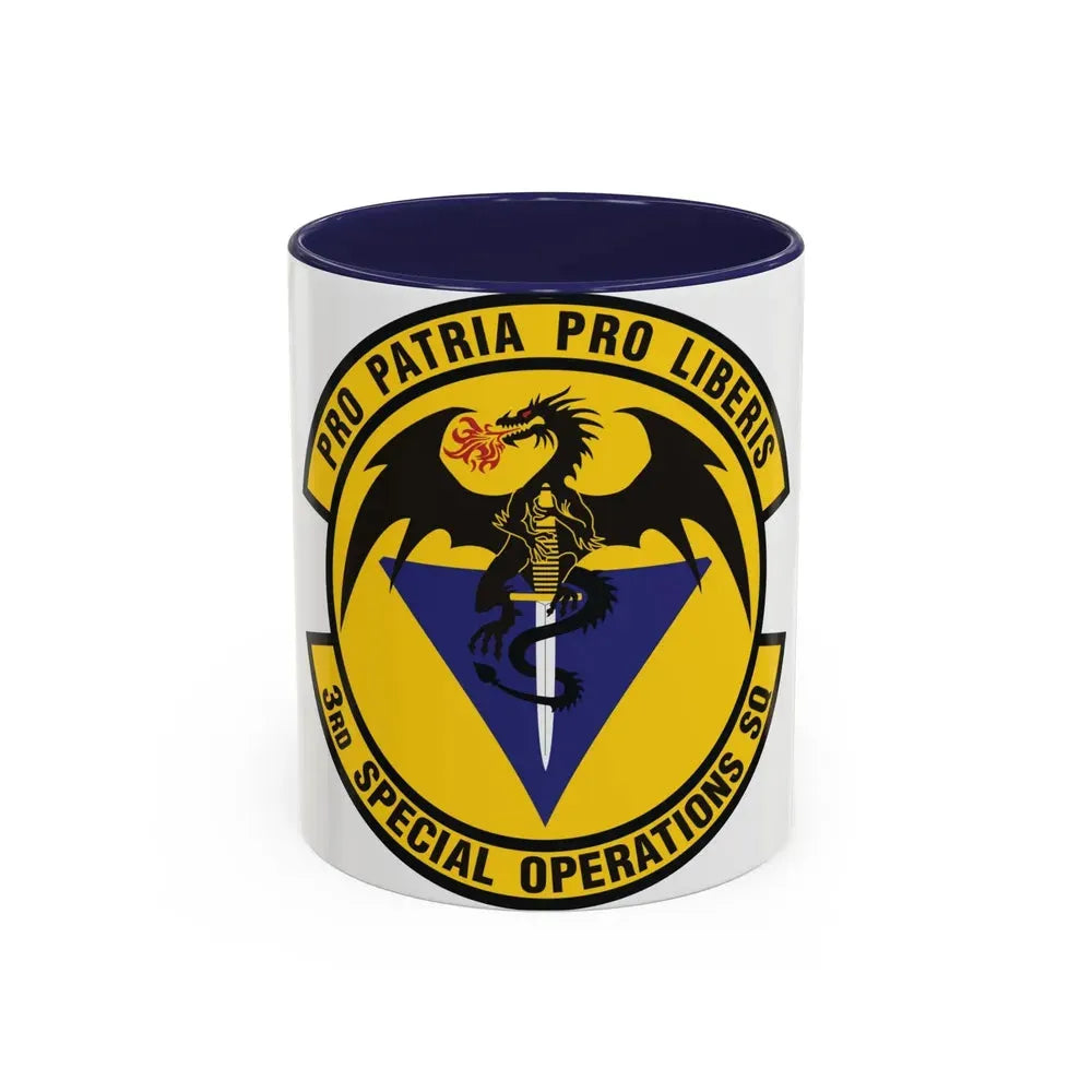 3d Special Operations Squadron (U.S. Air Force) Accent Coffee Mug 11oz Navy - Go Mug Yourself