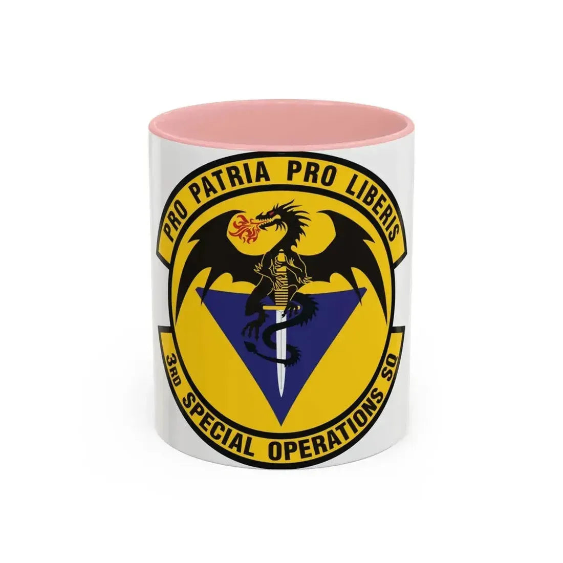3d Special Operations Squadron (U.S. Air Force) Accent Coffee Mug 11oz Pink - Go Mug Yourself