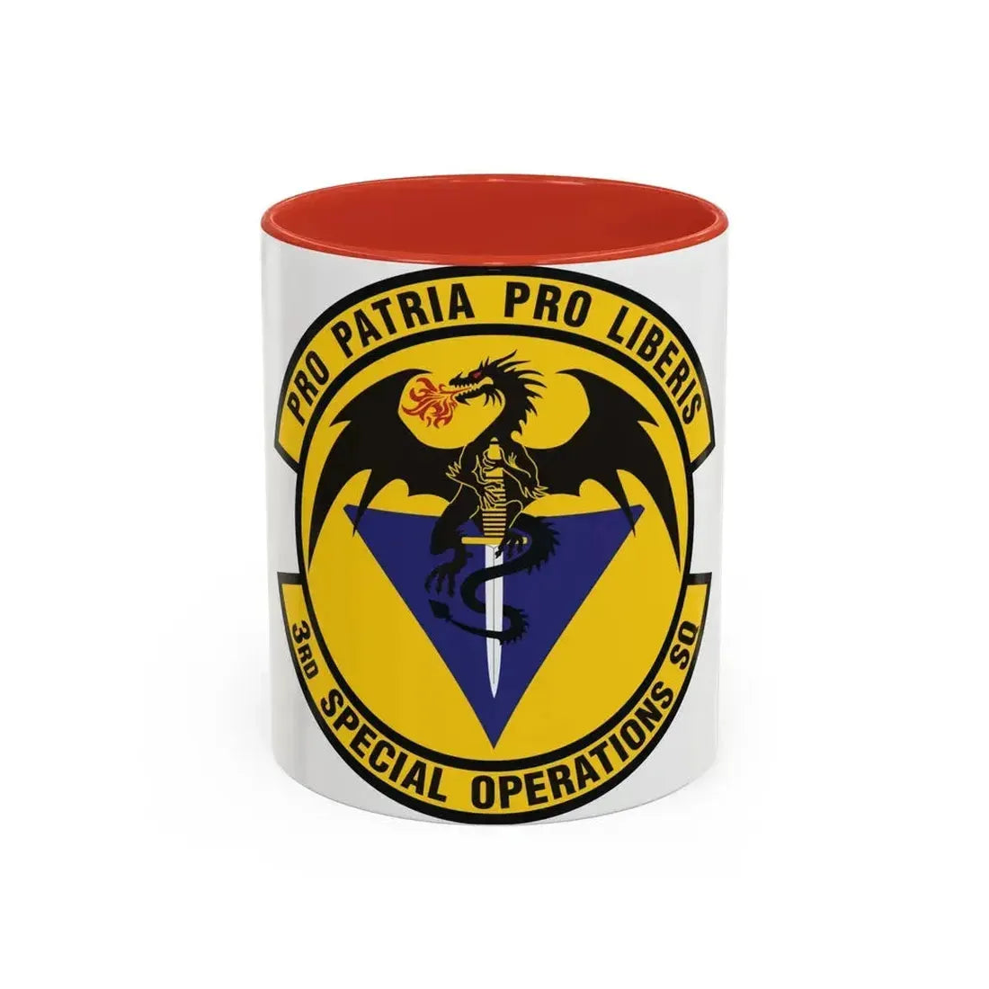 3d Special Operations Squadron (U.S. Air Force) Accent Coffee Mug 11oz Red - Go Mug Yourself