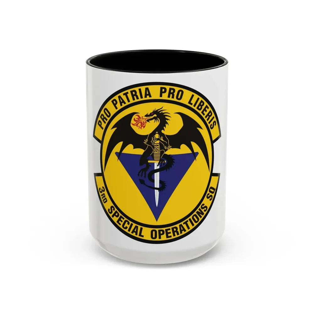 3d Special Operations Squadron (U.S. Air Force) Accent Coffee Mug 15oz Black - Go Mug Yourself