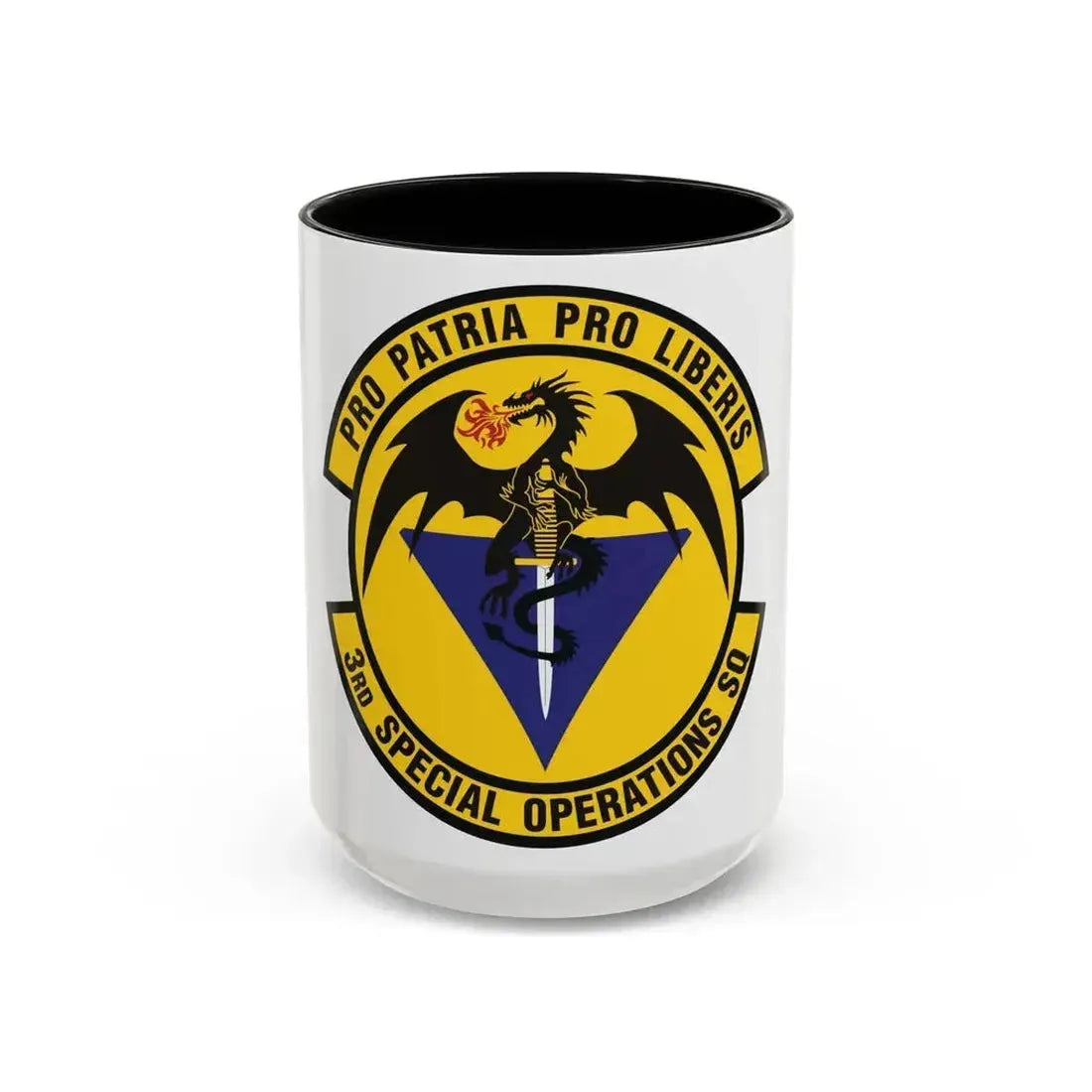 3d Special Operations Squadron (U.S. Air Force) Accent Coffee Mug 15oz Black - Go Mug Yourself