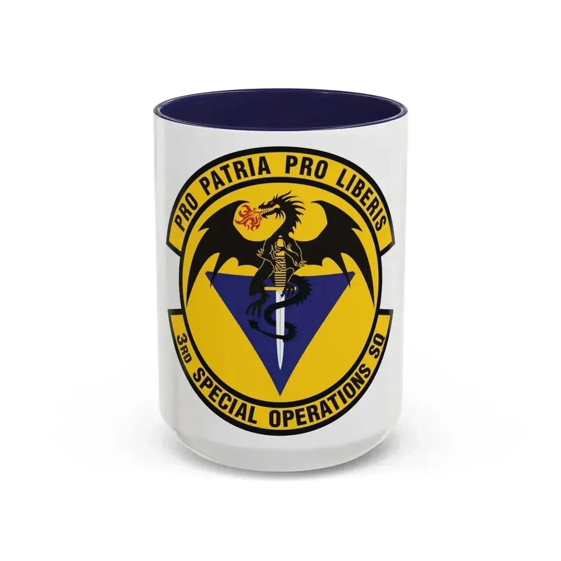 3d Special Operations Squadron (U.S. Air Force) Accent Coffee Mug 15oz Navy - Go Mug Yourself