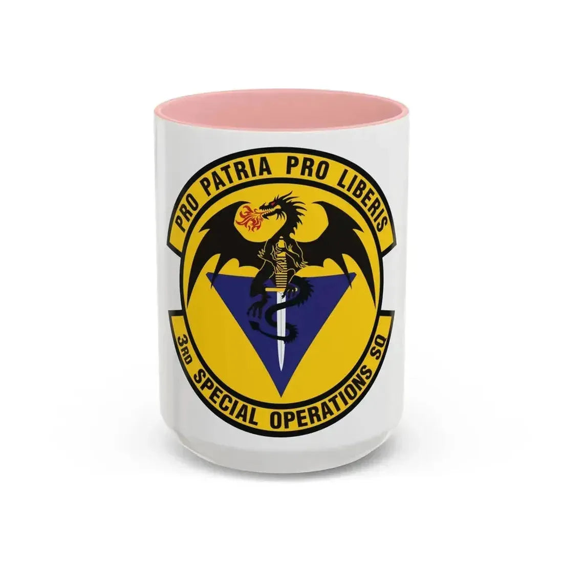 3d Special Operations Squadron (U.S. Air Force) Accent Coffee Mug 15oz Pink - Go Mug Yourself