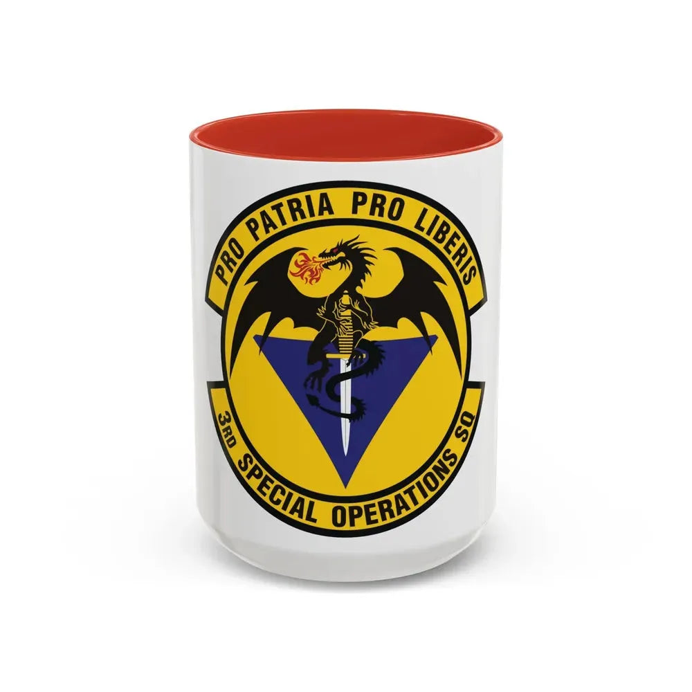 3d Special Operations Squadron (U.S. Air Force) Accent Coffee Mug 15oz Red - Go Mug Yourself