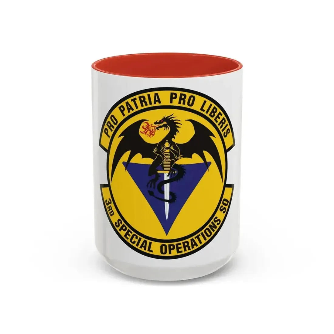 3d Special Operations Squadron (U.S. Air Force) Accent Coffee Mug 15oz Red - Go Mug Yourself