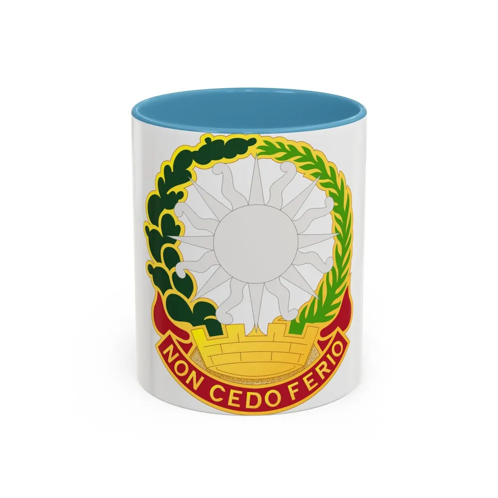 3rd Air Defense Artillery Regiment (U.S. Army) Accent Coffee Mug 11oz Light Blue - Go Mug Yourself