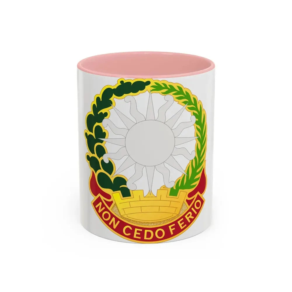 3rd Air Defense Artillery Regiment (U.S. Army) Accent Coffee Mug 11oz Pink - Go Mug Yourself