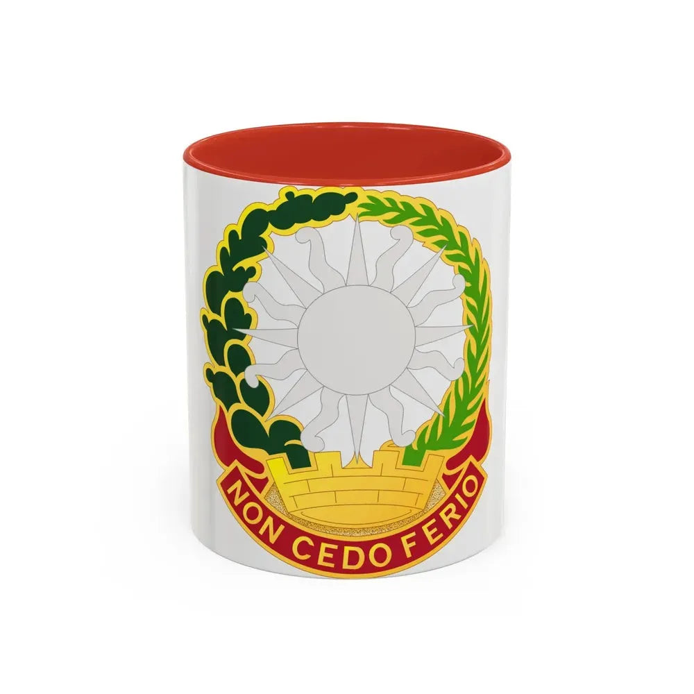 3rd Air Defense Artillery Regiment (U.S. Army) Accent Coffee Mug 11oz Red - Go Mug Yourself