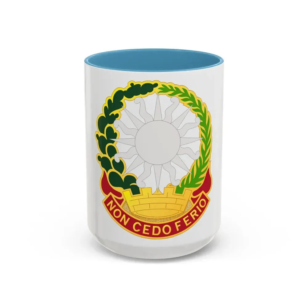 3rd Air Defense Artillery Regiment (U.S. Army) Accent Coffee Mug 15oz Light Blue - Go Mug Yourself