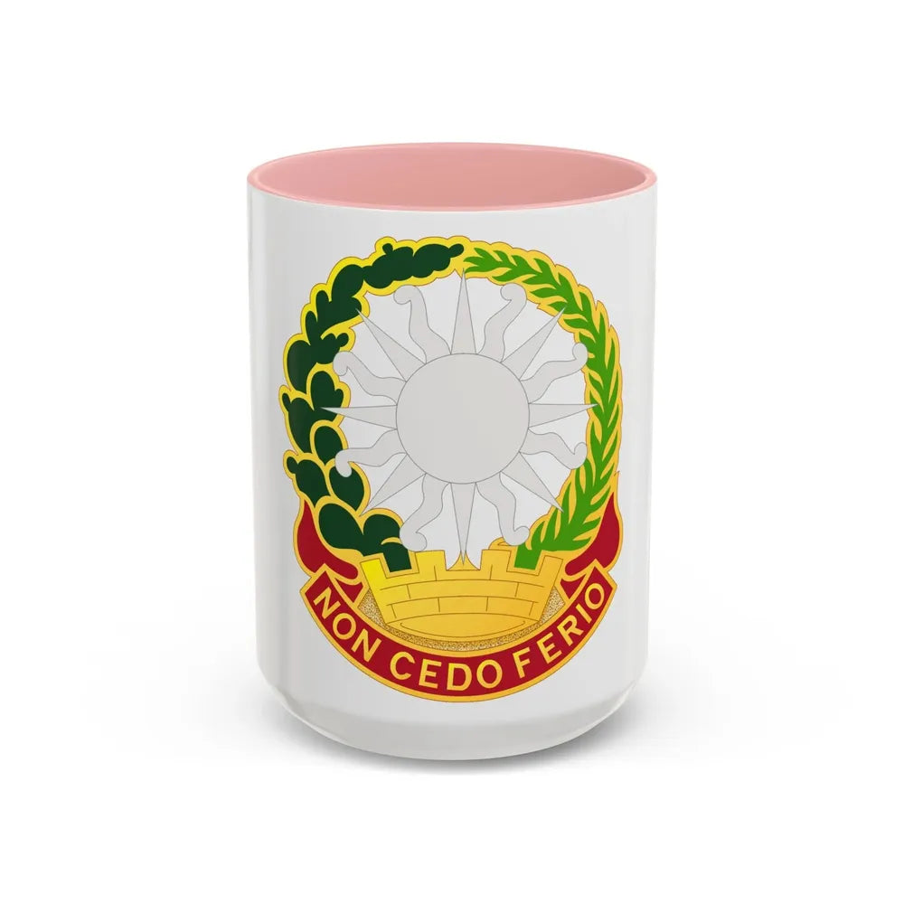 3rd Air Defense Artillery Regiment (U.S. Army) Accent Coffee Mug 15oz Pink - Go Mug Yourself