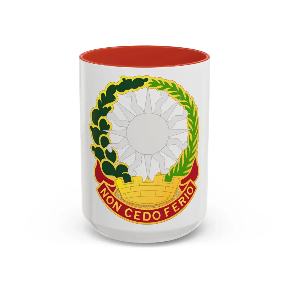 3rd Air Defense Artillery Regiment (U.S. Army) Accent Coffee Mug 15oz Red - Go Mug Yourself