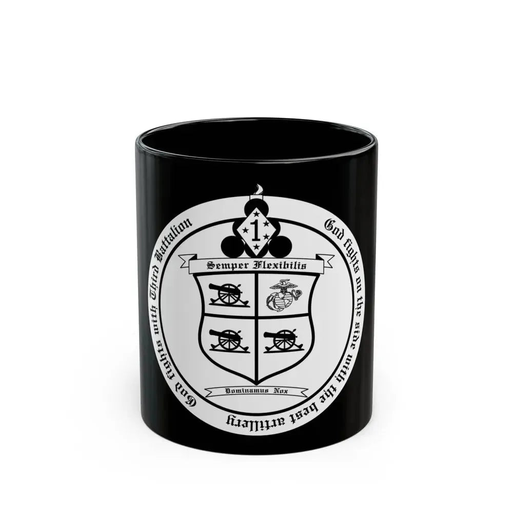 3rd Battalion 11th marines (USMC) Black Coffee Mug 11oz - Go Mug Yourself