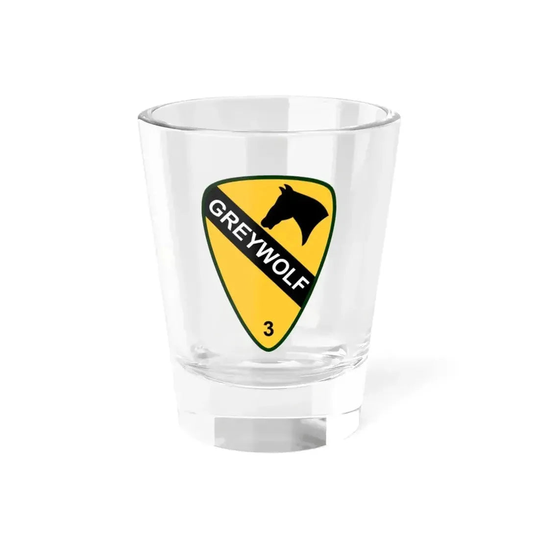 3rd Brigade Combat Team 1st Cavalry Division (U.S. Army) Shot Glass 1.5oz 1.5oz - Go Mug Yourself