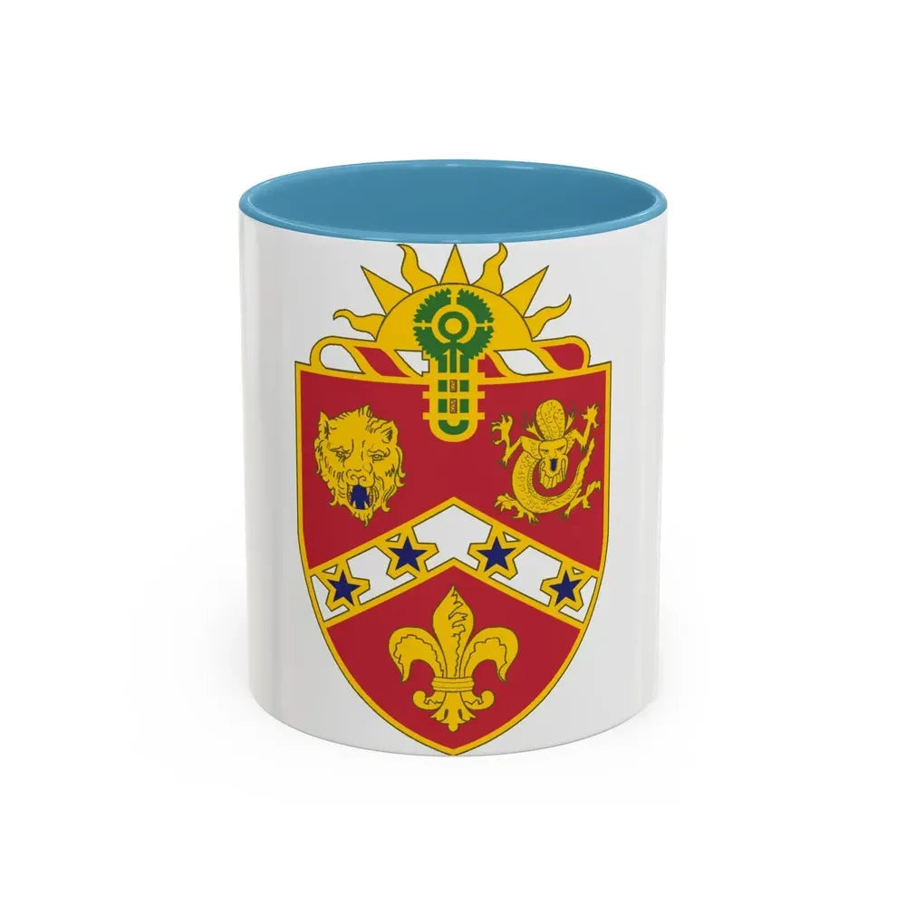 3rd Field Artillery Regiment (U.S. Army) Accent Coffee Mug 11oz Light Blue - Go Mug Yourself