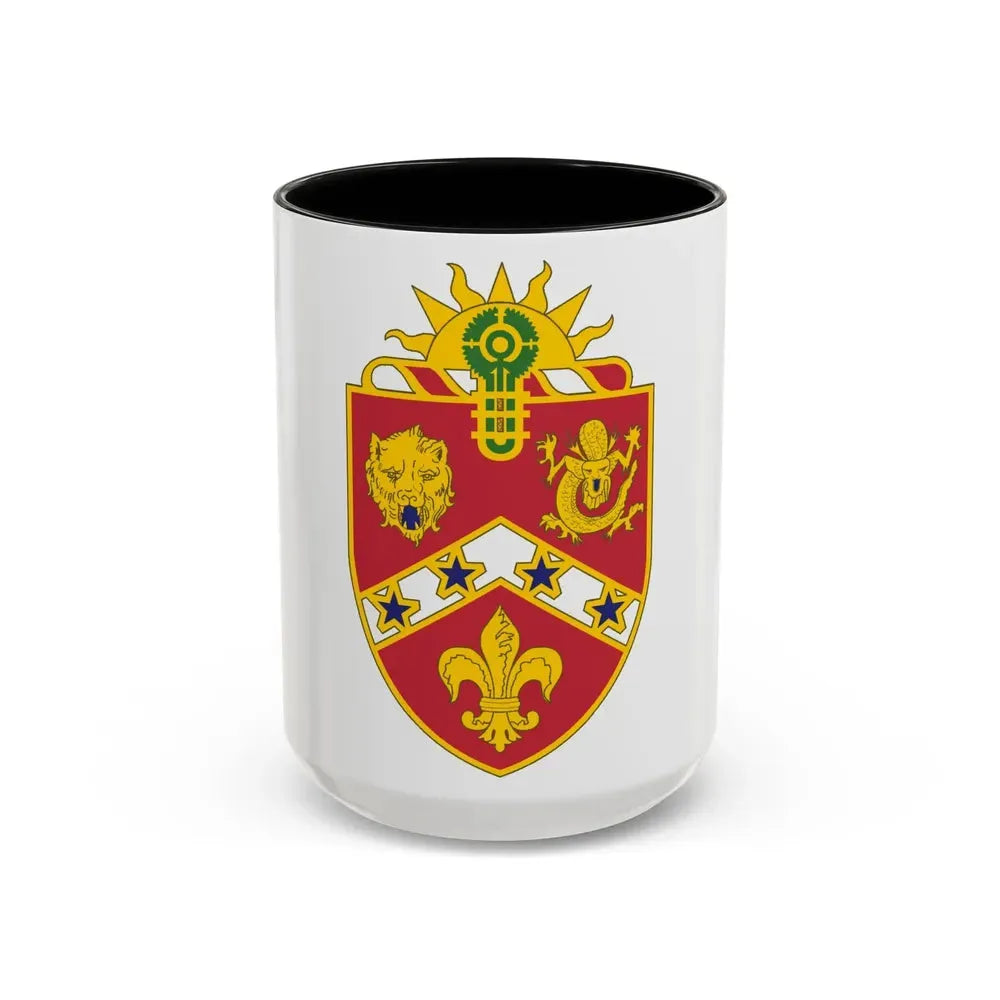 3rd Field Artillery Regiment (U.S. Army) Accent Coffee Mug 15oz Black - Go Mug Yourself