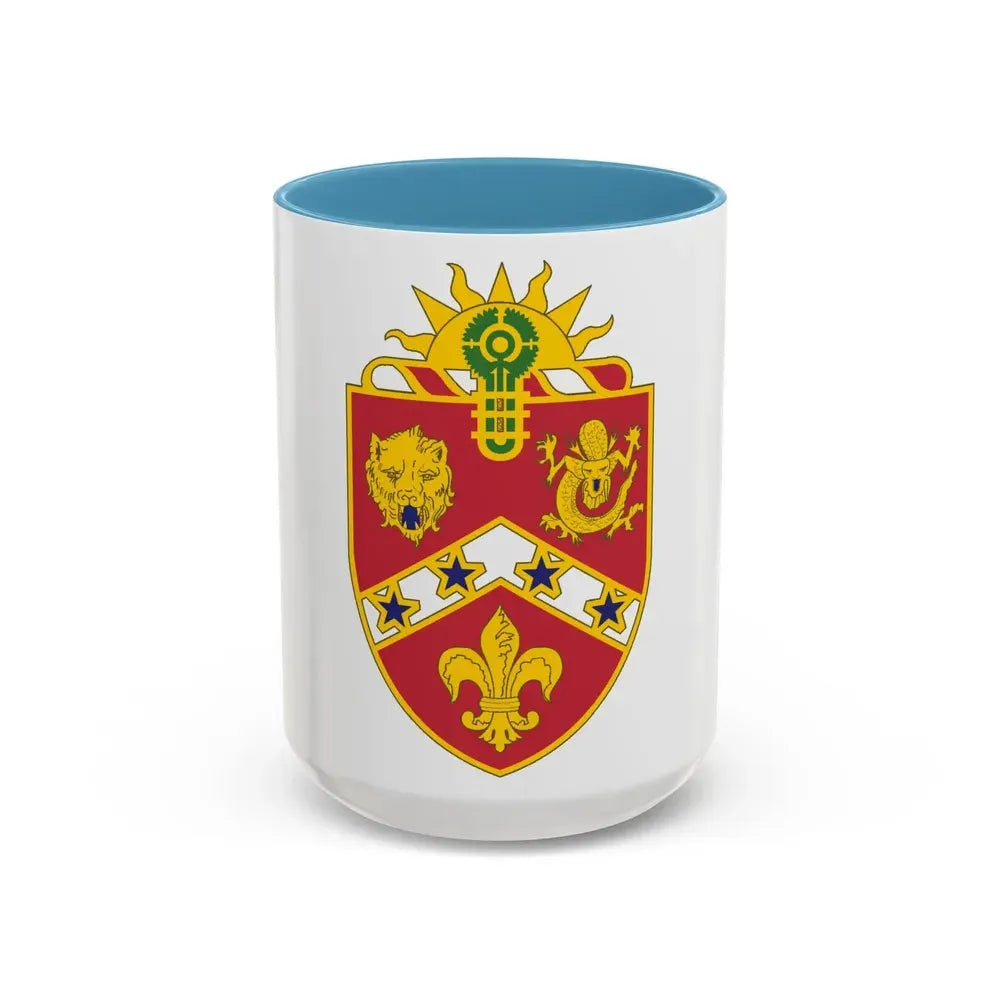 3rd Field Artillery Regiment (U.S. Army) Accent Coffee Mug 15oz Light Blue - Go Mug Yourself