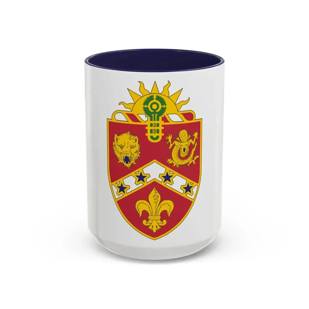 3rd Field Artillery Regiment (U.S. Army) Accent Coffee Mug 15oz Navy - Go Mug Yourself