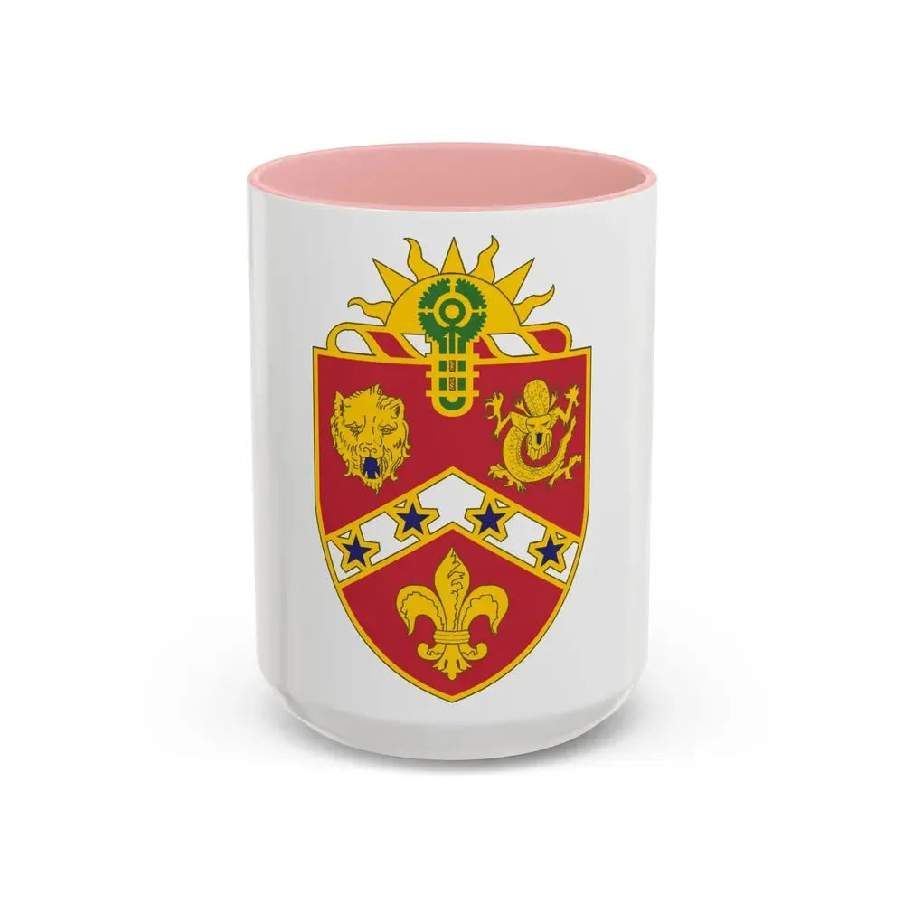 3rd Field Artillery Regiment (U.S. Army) Accent Coffee Mug 15oz Pink - Go Mug Yourself