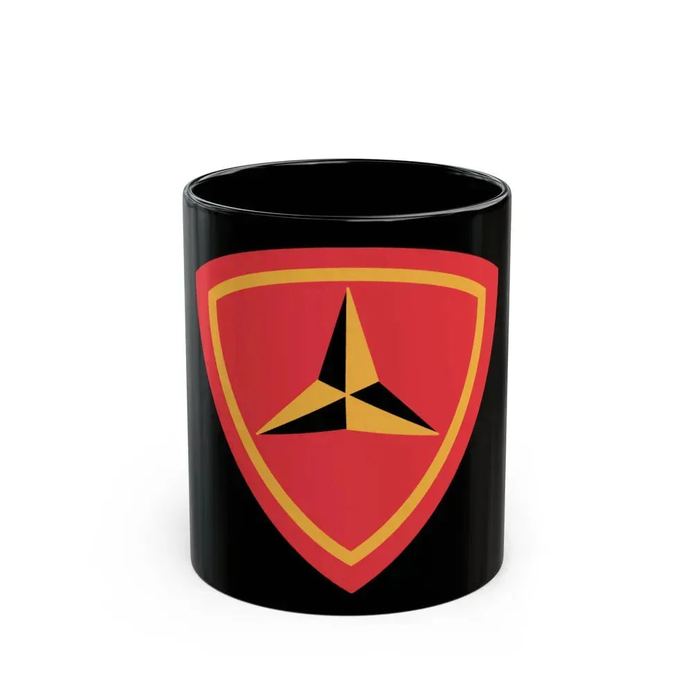 3RD Marine Divn (USMC) Black Coffee Mug 11oz - Go Mug Yourself