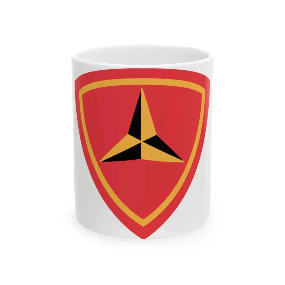 3RD Marine Divn (USMC) White Coffee Mug 11oz - Go Mug Yourself