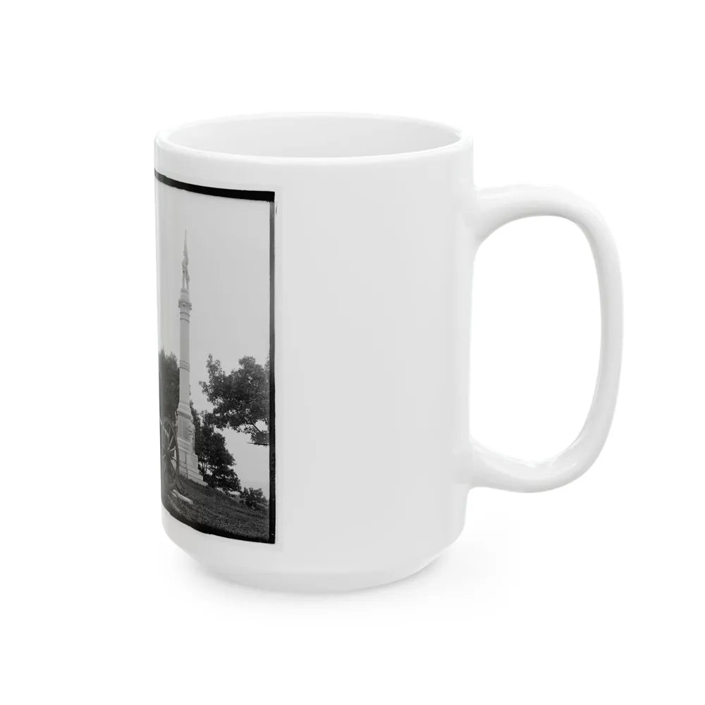3rd Maryland Infantry, U.S.A. & Latrobe's Battery, C.S.A. Monument, Chattanooga, Tennessee (U.S. Civil War) White Coffee Mug-Go Mug Yourself