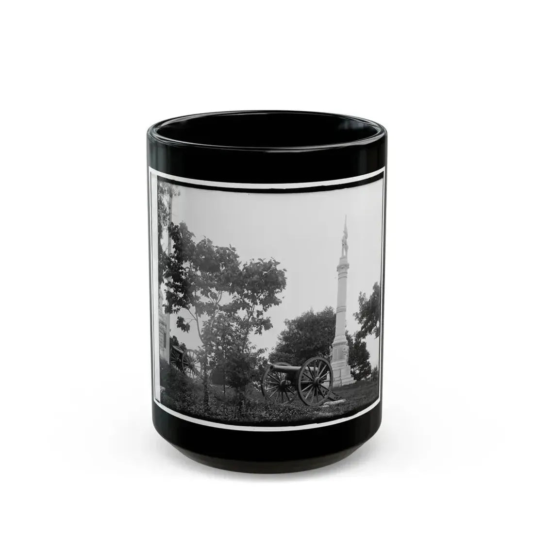 3rd Maryland Infantry, U.S.A. & Latrobe's Battery, C.S.A. Monument, Chattanooga, Tennessee (U.S. Civil War) Black Coffee Mug 15oz - Go Mug Yourself