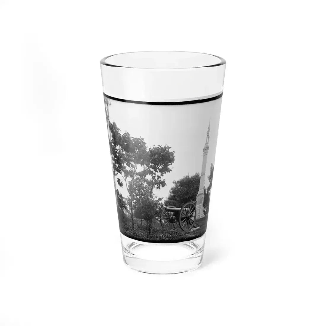 3rd Maryland Infantry, U.S.A. & Latrobe's Battery, C.S.A. Monument, Chattanooga, Tennessee (U.S. Civil War) Pint Glass 16oz 16oz - Go Mug Yourself