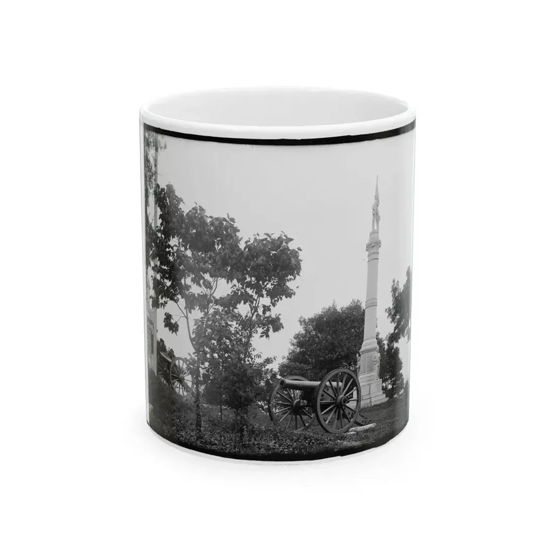 3rd Maryland Infantry, U.S.A. & Latrobe's Battery, C.S.A. Monument, Chattanooga, Tennessee (U.S. Civil War) White Coffee Mug 11oz - Go Mug Yourself